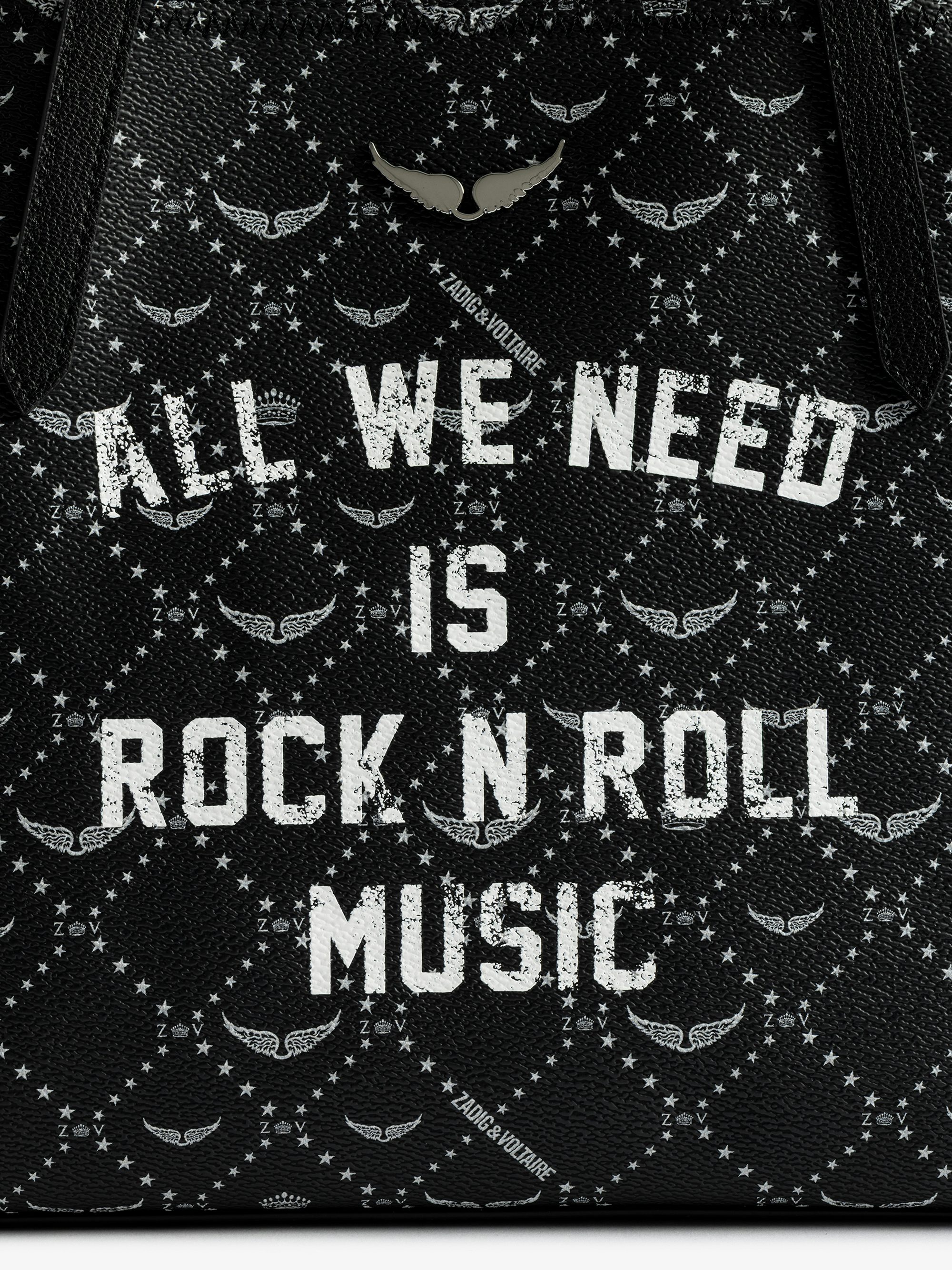 Z Shopper Monogram Music Tag Bag - Tote bag in monogram canvas with signature wings.